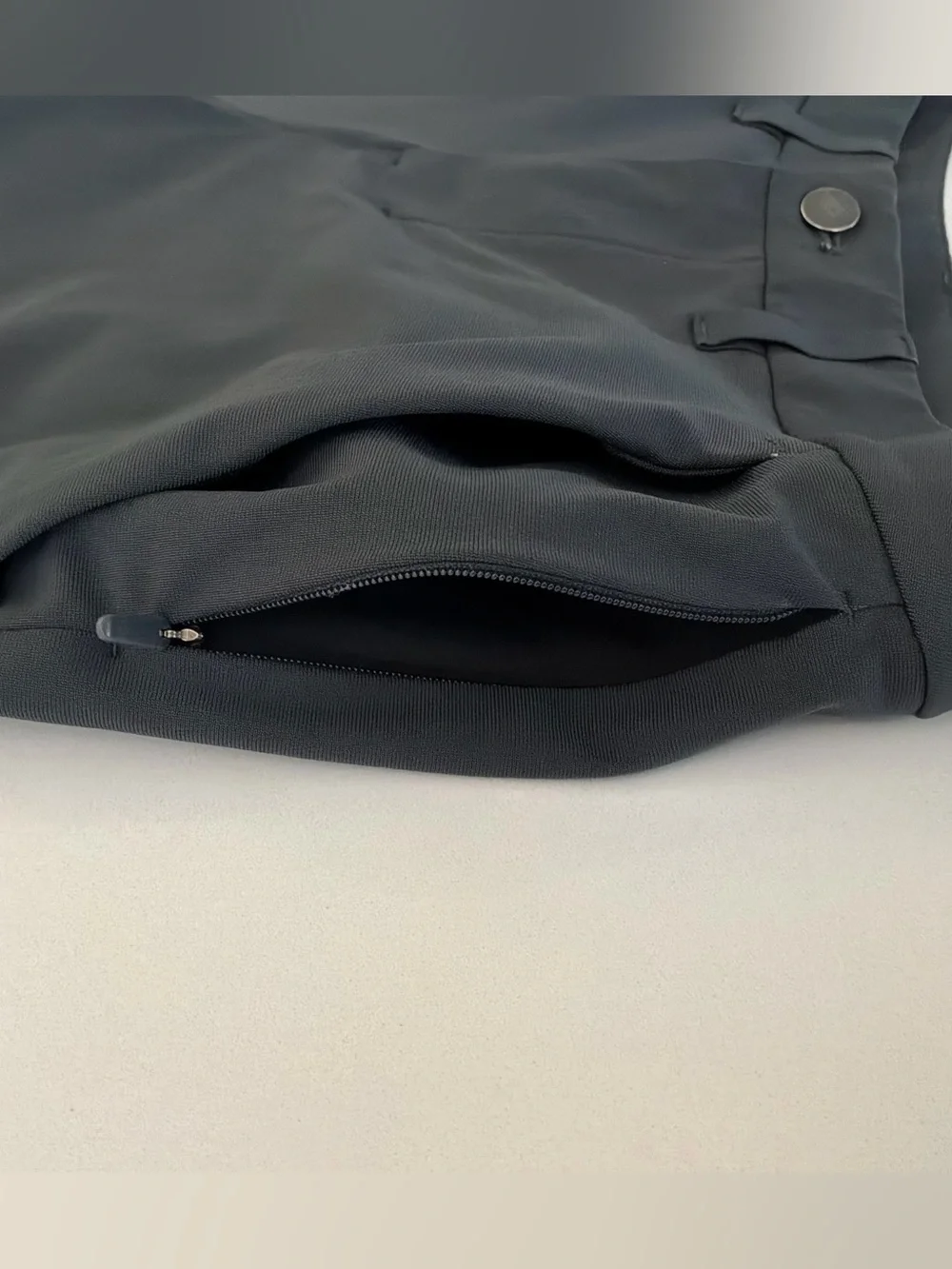Lululemon Commission Pant Slim Warpstreme Black Mens 29x31 Stretch